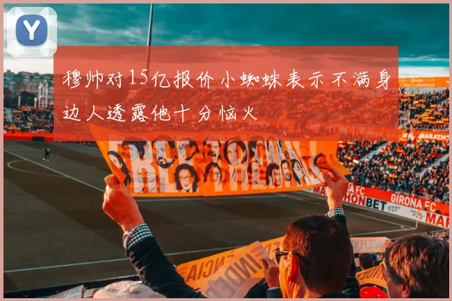 穆帅对15亿报价小蜘蛛表示不满身边人透露他十分恼火