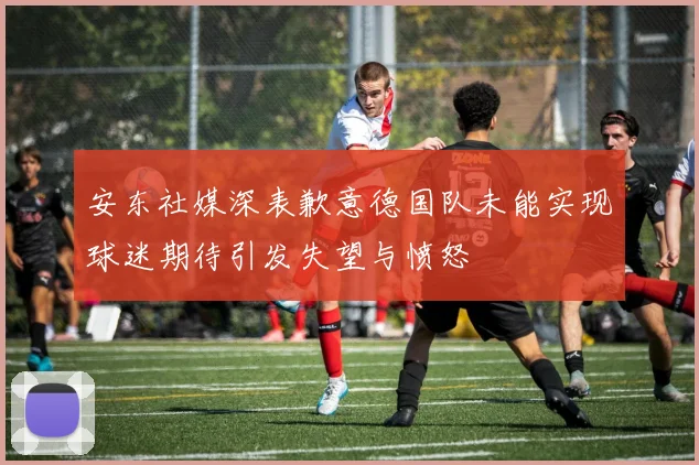 安东社媒深表歉意德国队未能实现球迷期待引发失望与愤怒